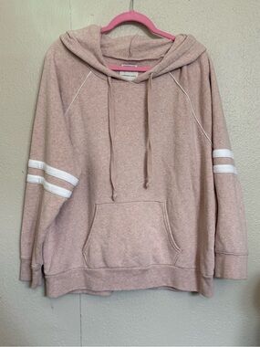 American Eagle Pink Hooded Pullover Sweatshirt